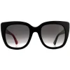 Gucci Gucci|Cat-Eye^Sunglasses GG0163SN 003 Black with Red and Green Brown Gradient