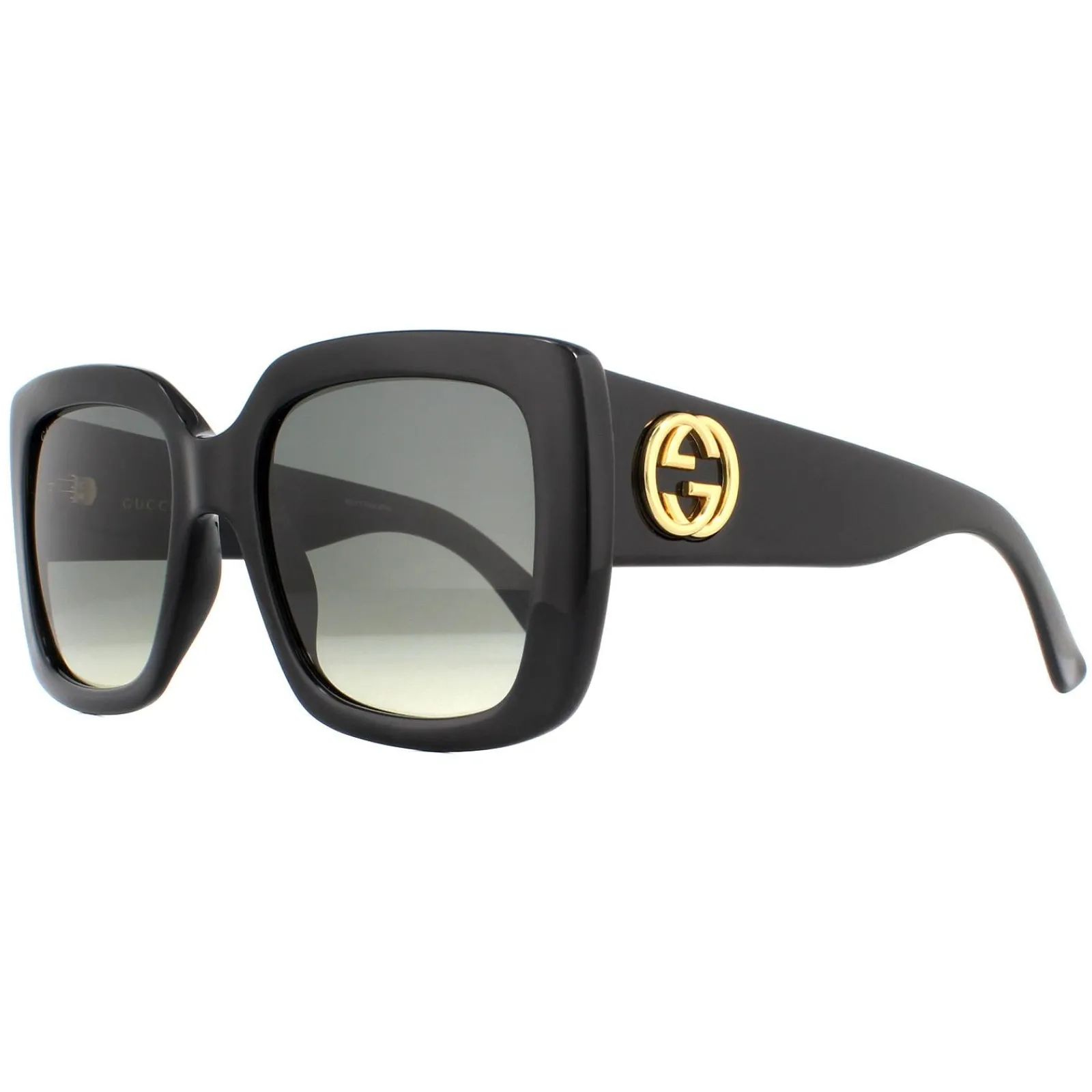 Gucci Gucci|Square^Sunglasses GG0141SN 001 Black Grey Gradient