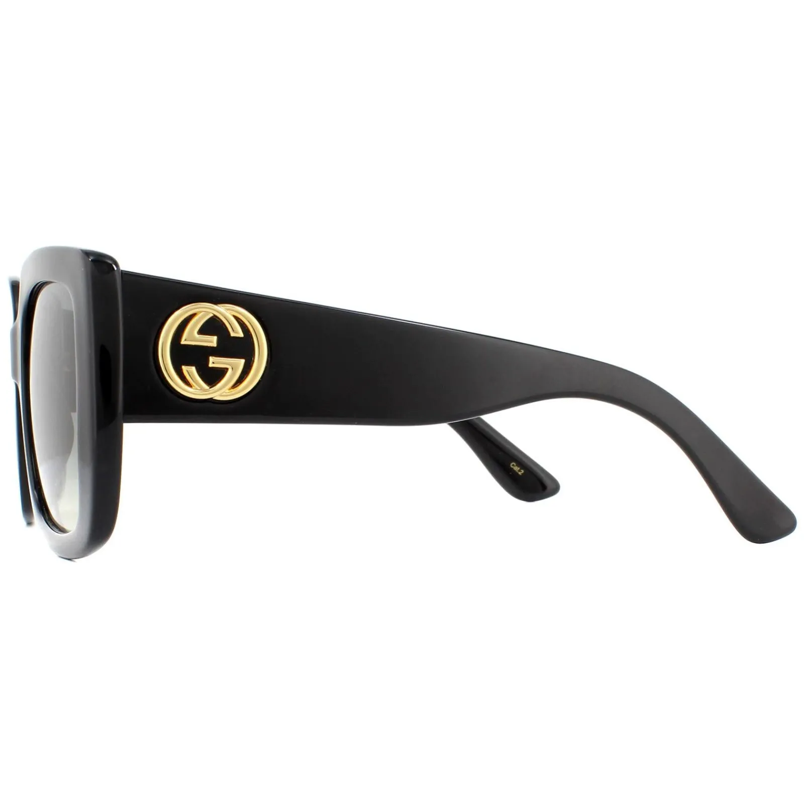 Gucci Gucci|Square^Sunglasses GG0141SN 001 Black Grey Gradient