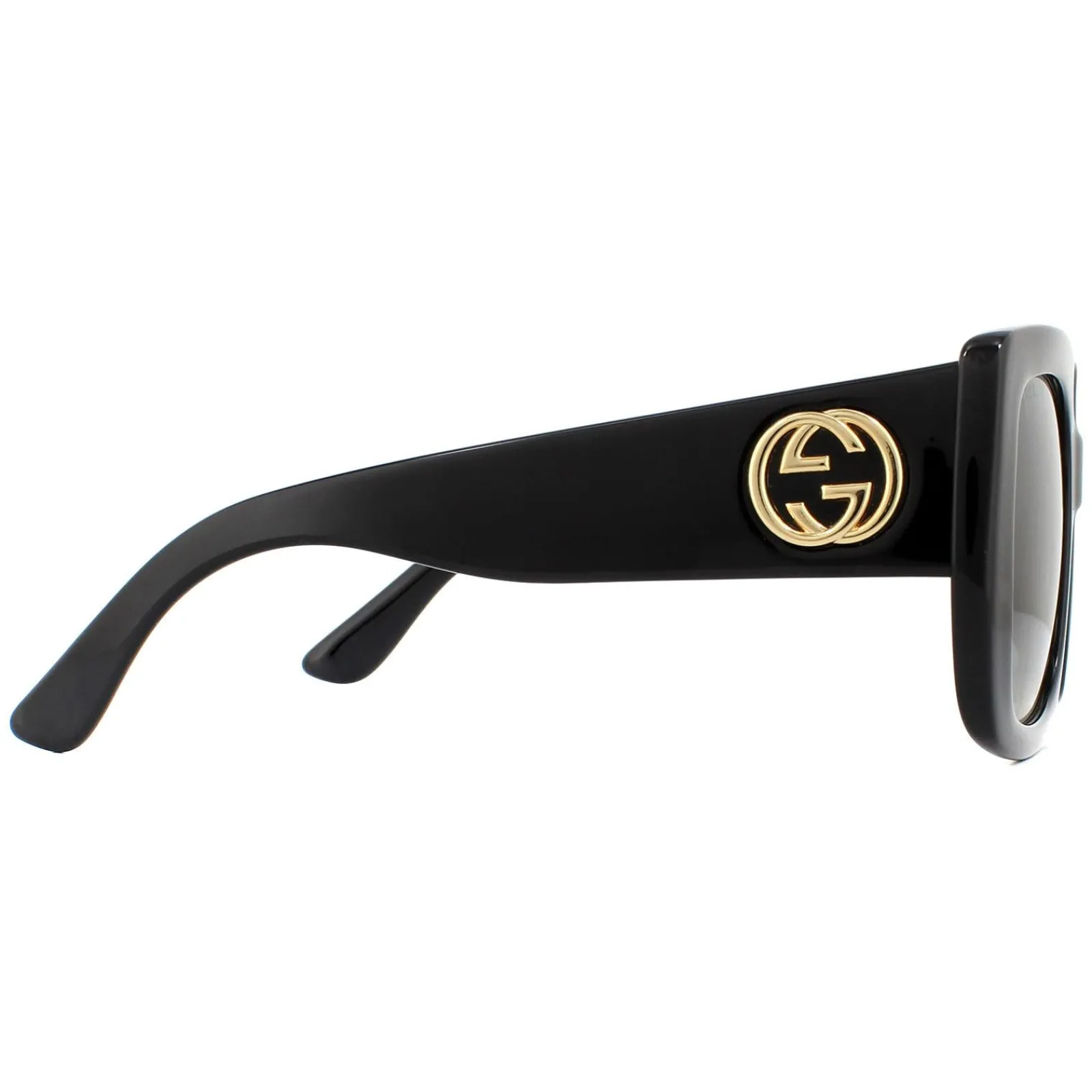 Gucci Gucci|Square^Sunglasses GG0141SN 001 Black Grey Gradient