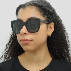 Gucci Gucci^Sunglasses GG0163SN 001 Black Grey Gradient