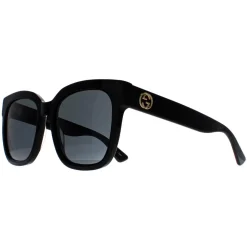 Gucci Gucci|Square^Sunglasses GG0034SN 001 Black Grey