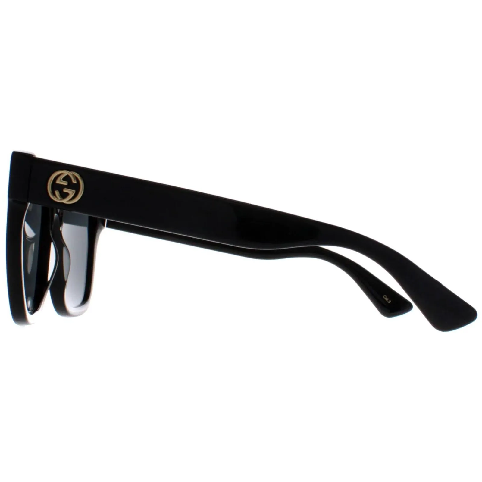 Gucci Gucci|Square^Sunglasses GG0034SN 001 Black Grey