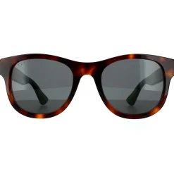 Gucci Gucci|Rectangle^Sunglasses GG0003SN 003 Havana Green Grey Grey