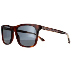 Gucci Gucci|Rectangle^Sunglasses GG0381SN 009 Havana Blue