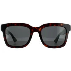 Gucci Gucci|Rectangle^Sunglasses GG0001SN 003 Havana Green Grey Grey