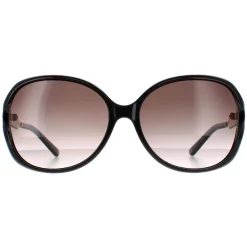 Gucci Gucci|Butterfly^Sunglasses 0076S 002 Black Gold Grey Gradient