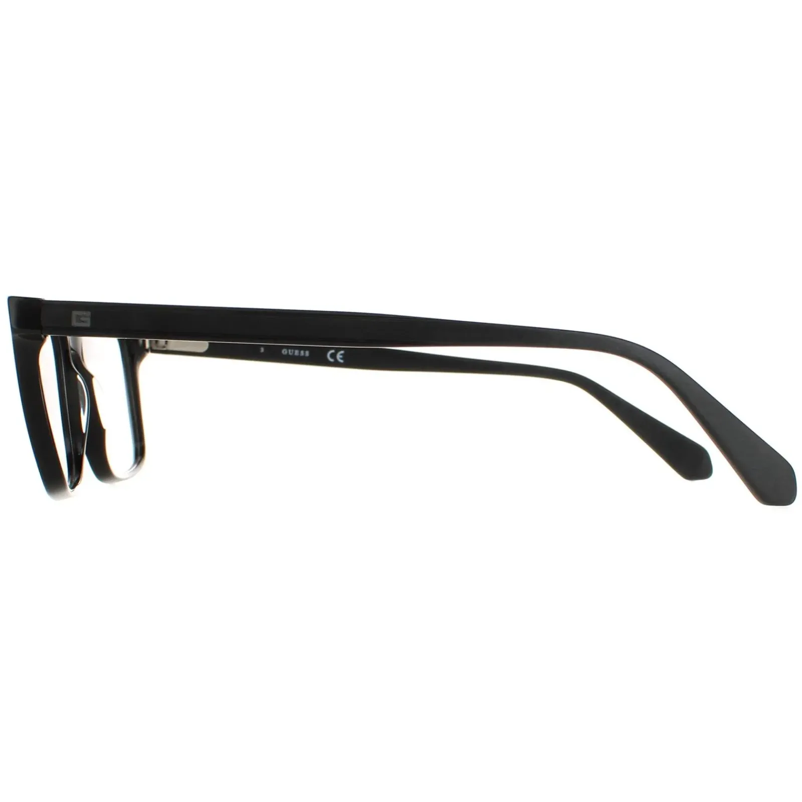 Guess Rectangle^Glasses Frames GU50047 001 Shiny Black Men