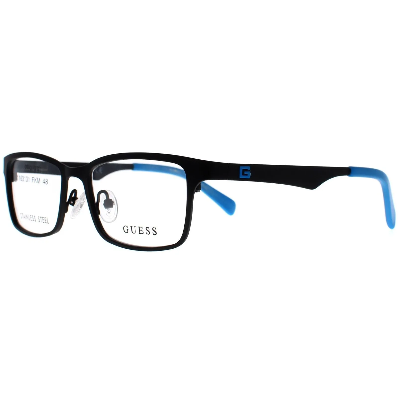 Guess Rectangle|Rectangle^Glasses Frames GU9143-3 002 Matte Black Men Women