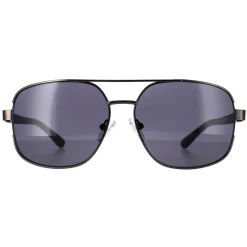 Guess Guess|Aviator^Sunglasses GF0227 08A Shiny Gunmetal Smoke