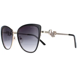 Guess Guess|Cat-Eye^Sunglasses GF6141 01B Black Grey Gradient