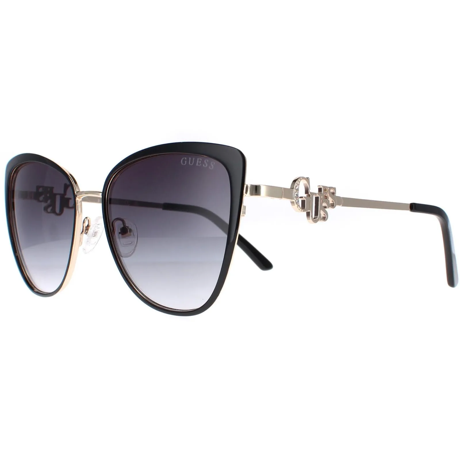 Guess Guess|Cat-Eye^Sunglasses GF6141 01B Black Grey Gradient