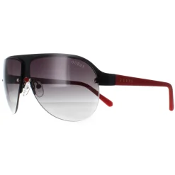 Guess Guess|Guess^Sunglasses GF0148 02B Black and Red Smoke Gradient