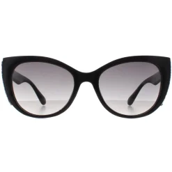 Guess Cat-Eye|Guess^Sunglasses GF0422 01B Shiny Black Smoke Gradient