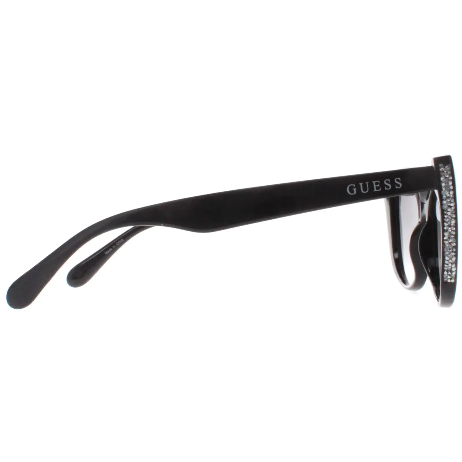 Guess Cat-Eye|Guess^Sunglasses GF0422 01B Shiny Black Smoke Gradient