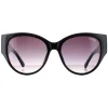 Guess Guess|Cat-Eye^Sunglasses GF6118 01B Shiny Black Smoke Gradient