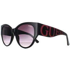 Guess Guess|Cat-Eye^Sunglasses GF6118 01B Shiny Black Smoke Gradient