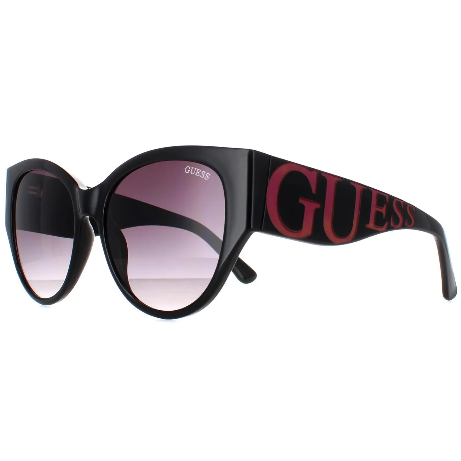 Guess Guess|Cat-Eye^Sunglasses GF6118 01B Shiny Black Smoke Gradient