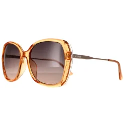 Guess Guess|Oval^Sunglasses GF0396 57B Shiny Beige Smoke Gradient