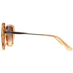 Guess Guess|Oval^Sunglasses GF0396 57B Shiny Beige Smoke Gradient