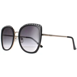 Guess Cat-Eye|Guess^Sunglasses GF0381 01B Shiny Black Smoke Gradient