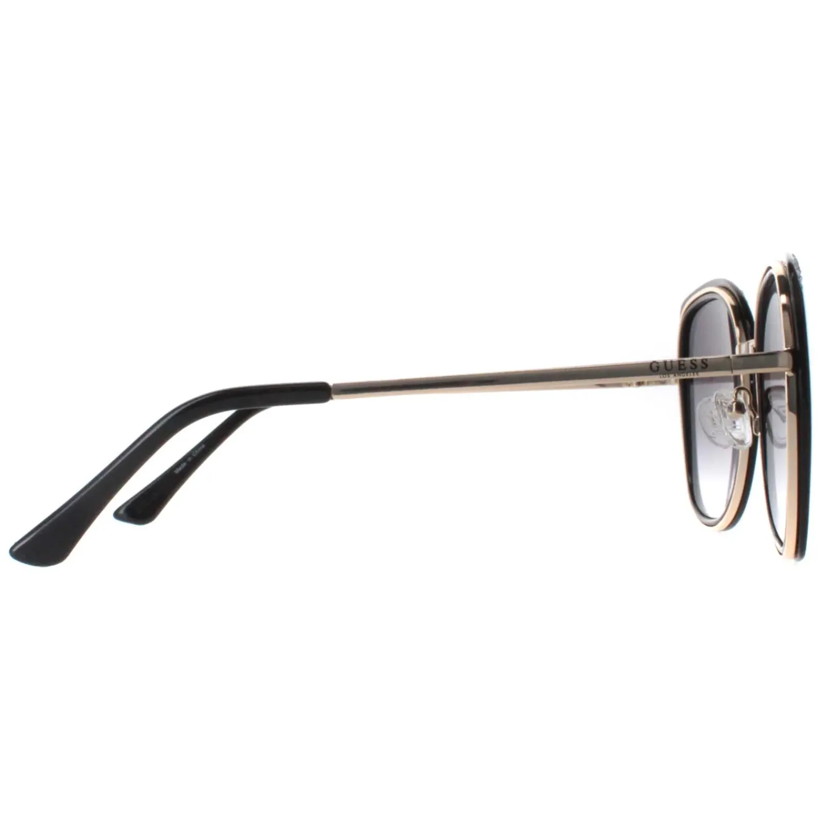 Guess Cat-Eye|Guess^Sunglasses GF0381 01B Shiny Black Smoke Gradient