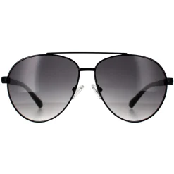 Guess Guess|Aviator^Sunglasses GF0221 01B Shiny Black Smoke Gradient