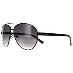 Guess Guess|Aviator^Sunglasses GF0221 01B Shiny Black Smoke Gradient