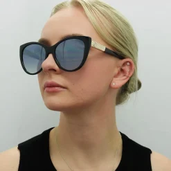 Guess Guess|Cat-Eye^Sunglasses GF6069 01B Shiny Black Smoke Gradient