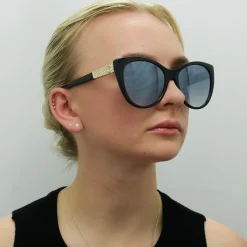 Guess Guess|Cat-Eye^Sunglasses GF6069 01B Shiny Black Smoke Gradient