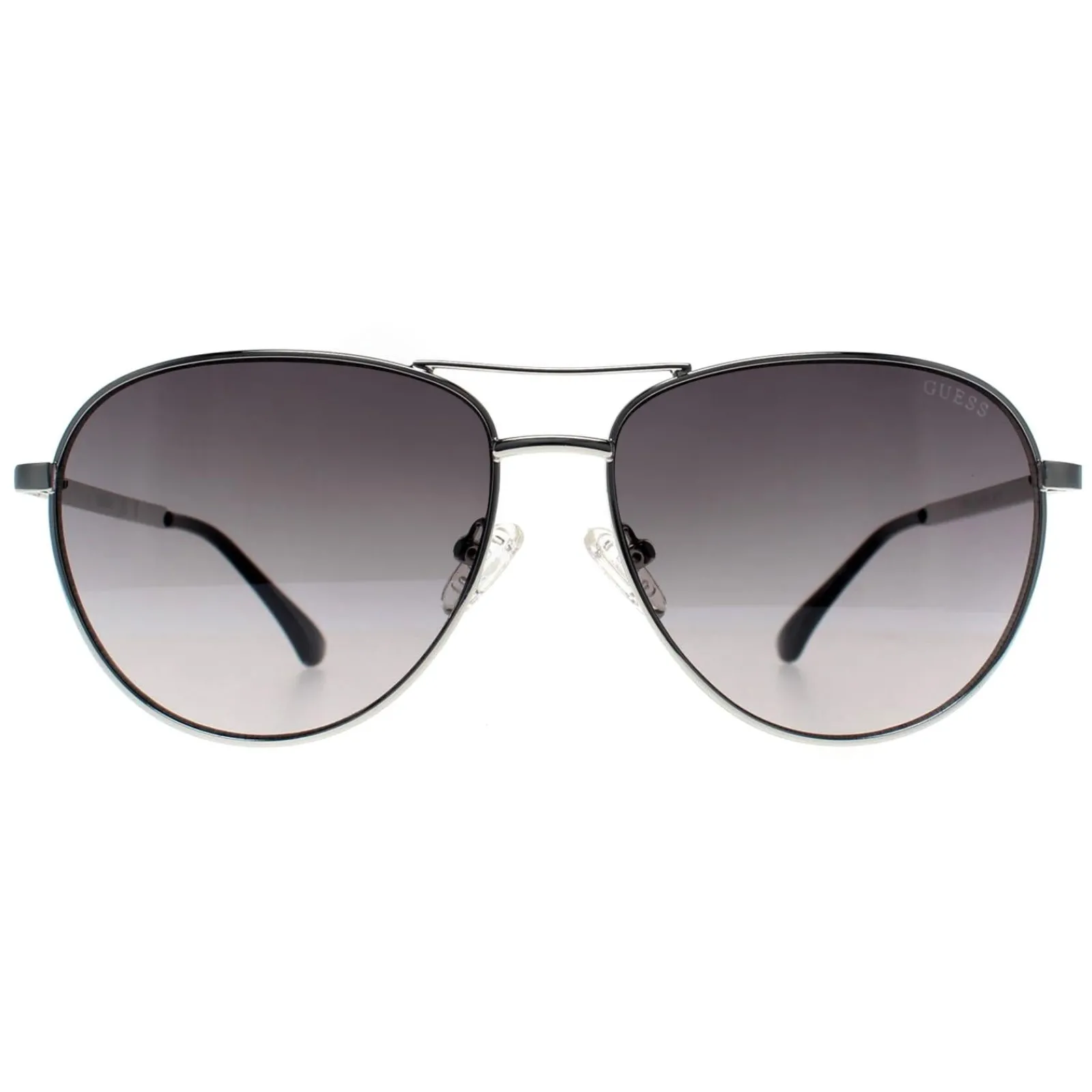 Guess Guess|Aviator^Sunglasses GF6157 10B Shiny Light Nickeltin Grey Gradient