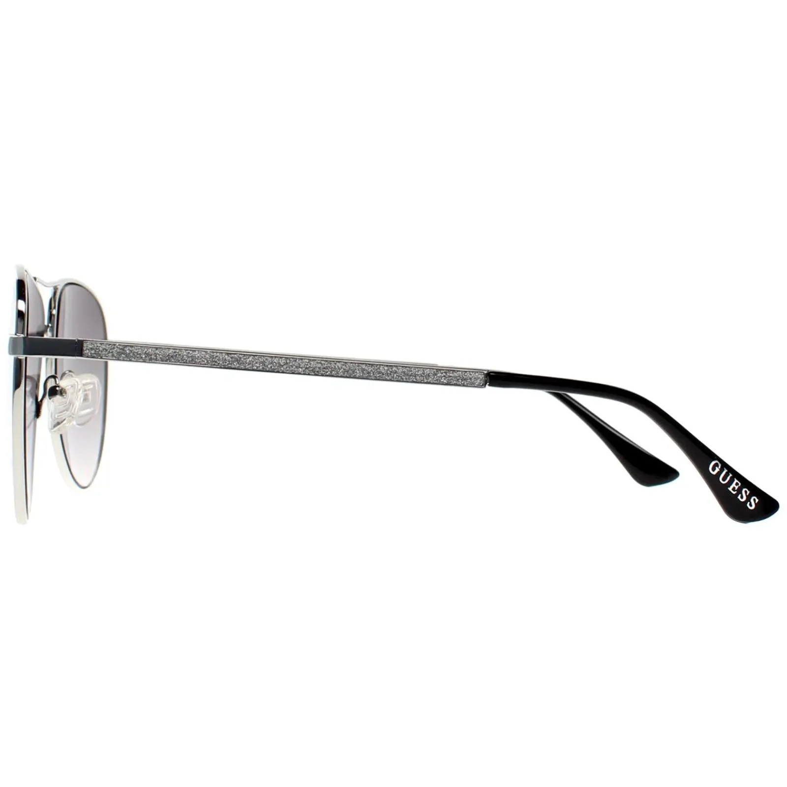 Guess Guess|Aviator^Sunglasses GF6157 10B Shiny Light Nickeltin Grey Gradient