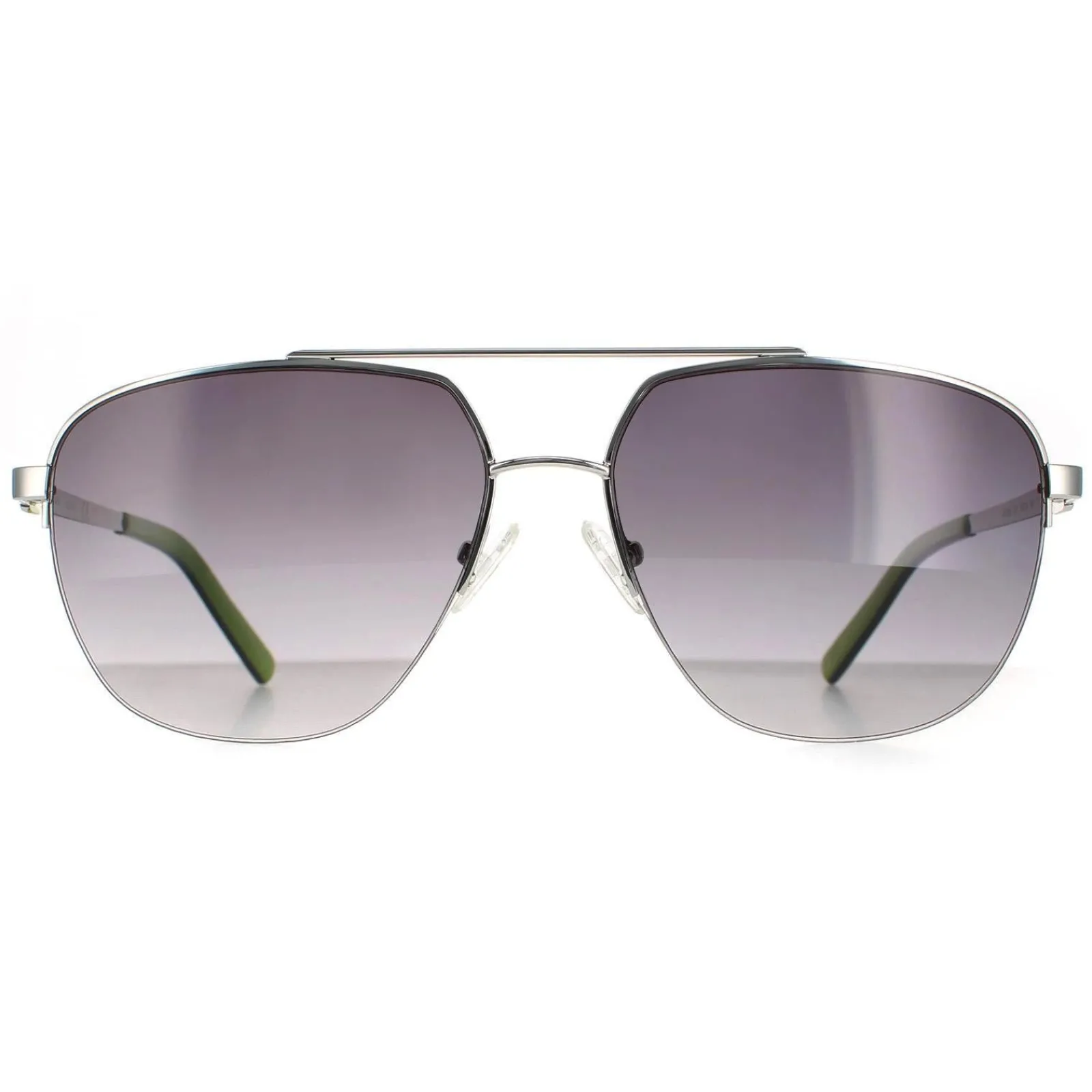 Guess Guess|Aviator^Sunglasses GF5065 10B Shiny Light Nickeltin Smoke Gradient