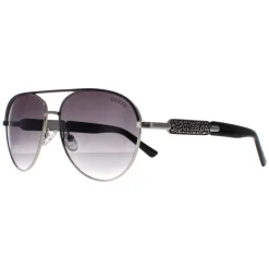 Guess Guess|Aviator^Sunglasses GF0287 06B Silver Black Grey Gradient
