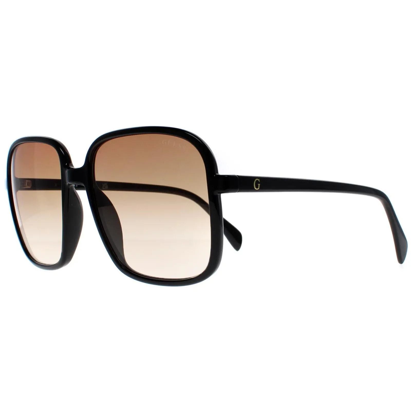 Guess Guess|Square^Sunglasses GF6146 01F Black Brown Gradient