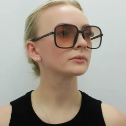 Guess Guess|Square^Sunglasses GF6146 01F Black Brown Gradient