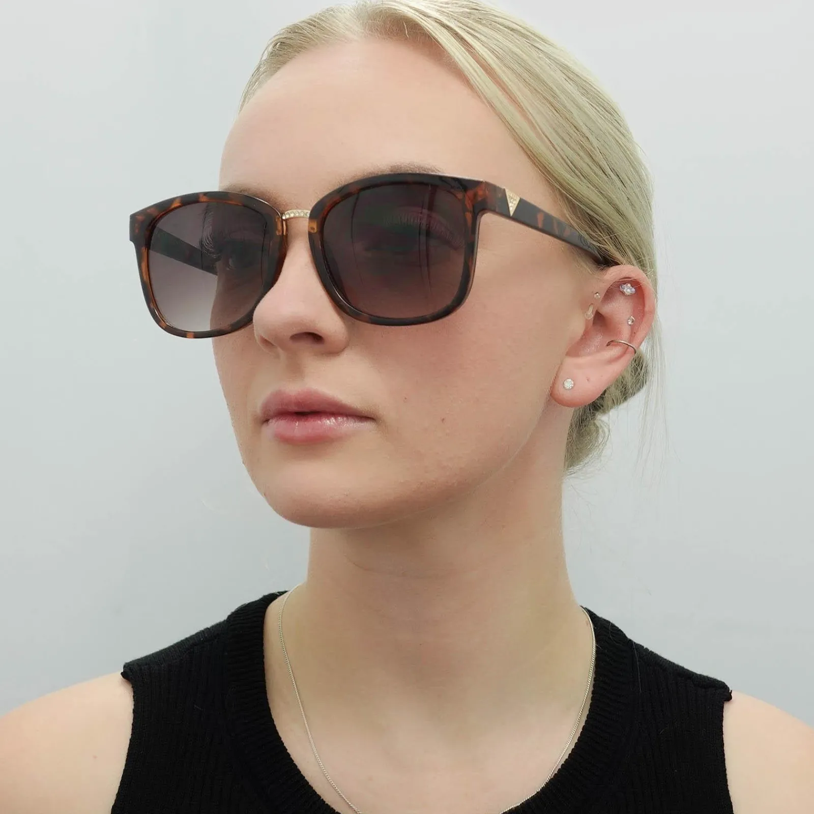 Guess Guess|Square^Sunglasses GF0327 52F Brown Brown Gradient