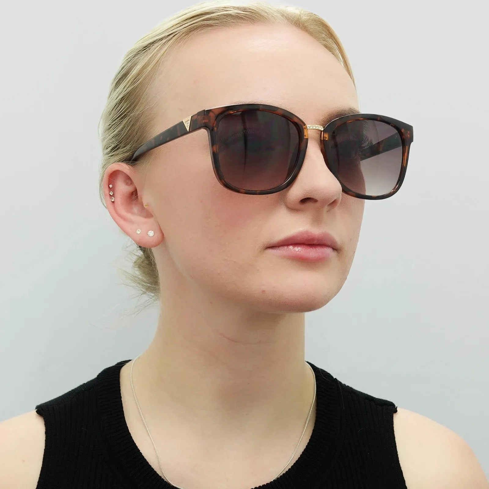 Guess Guess|Square^Sunglasses GF0327 52F Brown Brown Gradient