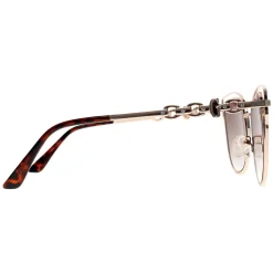 Guess Guess|Cat-Eye^Sunglasses GF0343 32F Gold Brown Gradient