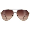 Guess Guess|Aviator^Sunglasses GF6140 32F Gold Brown Gradient