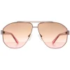 Guess Guess|Aviator^Sunglasses GF6145 28F Rose Gold Brown Gradient