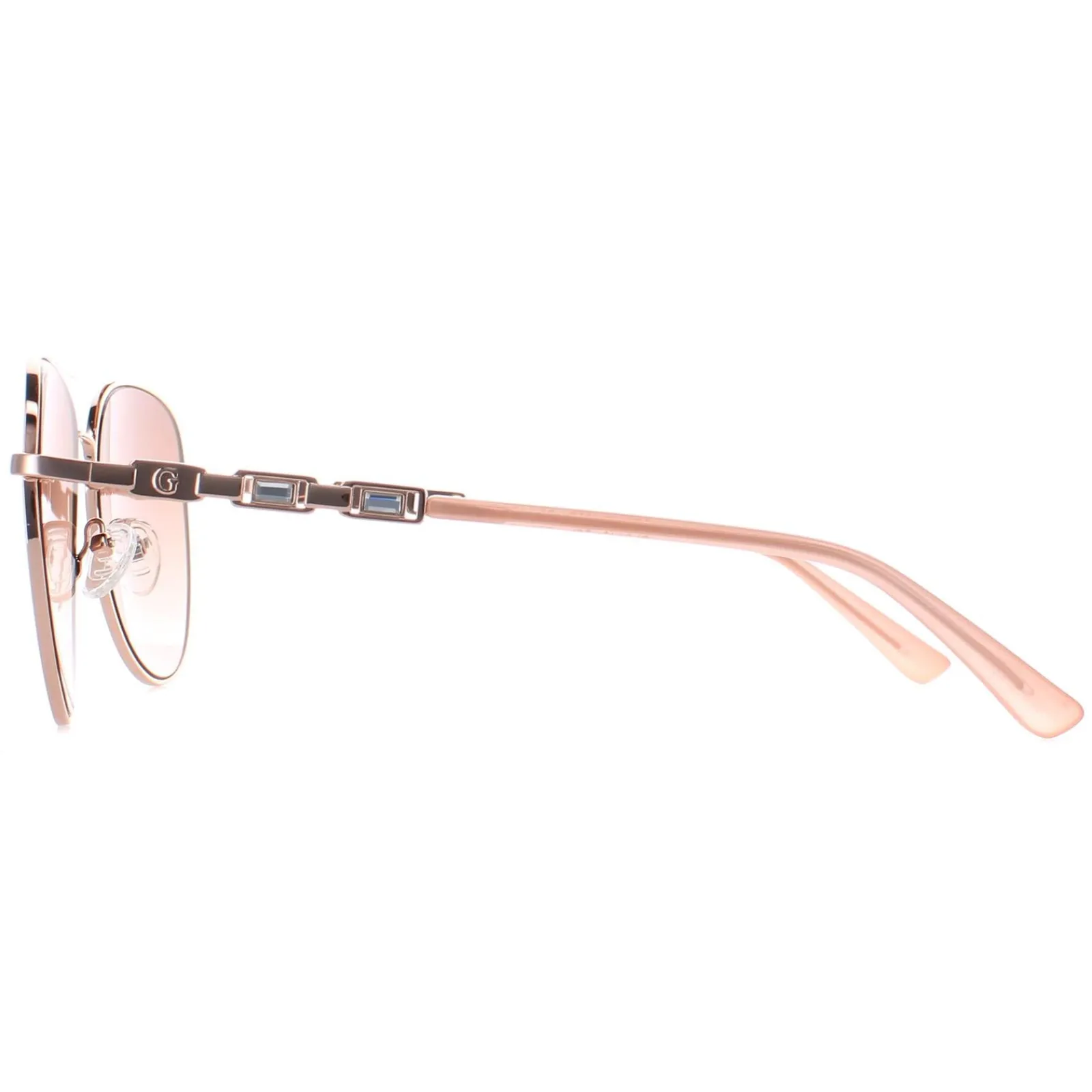 Guess Guess|Aviator^Sunglasses GF6143 28F Shiny Rose Gold Brown Gradient