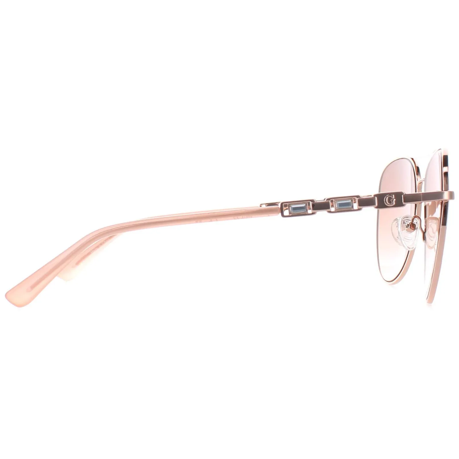 Guess Guess|Aviator^Sunglasses GF6143 28F Shiny Rose Gold Brown Gradient
