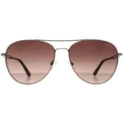 Guess Guess|Aviator^Sunglasses GF6143 32F Silver Brown Gradient