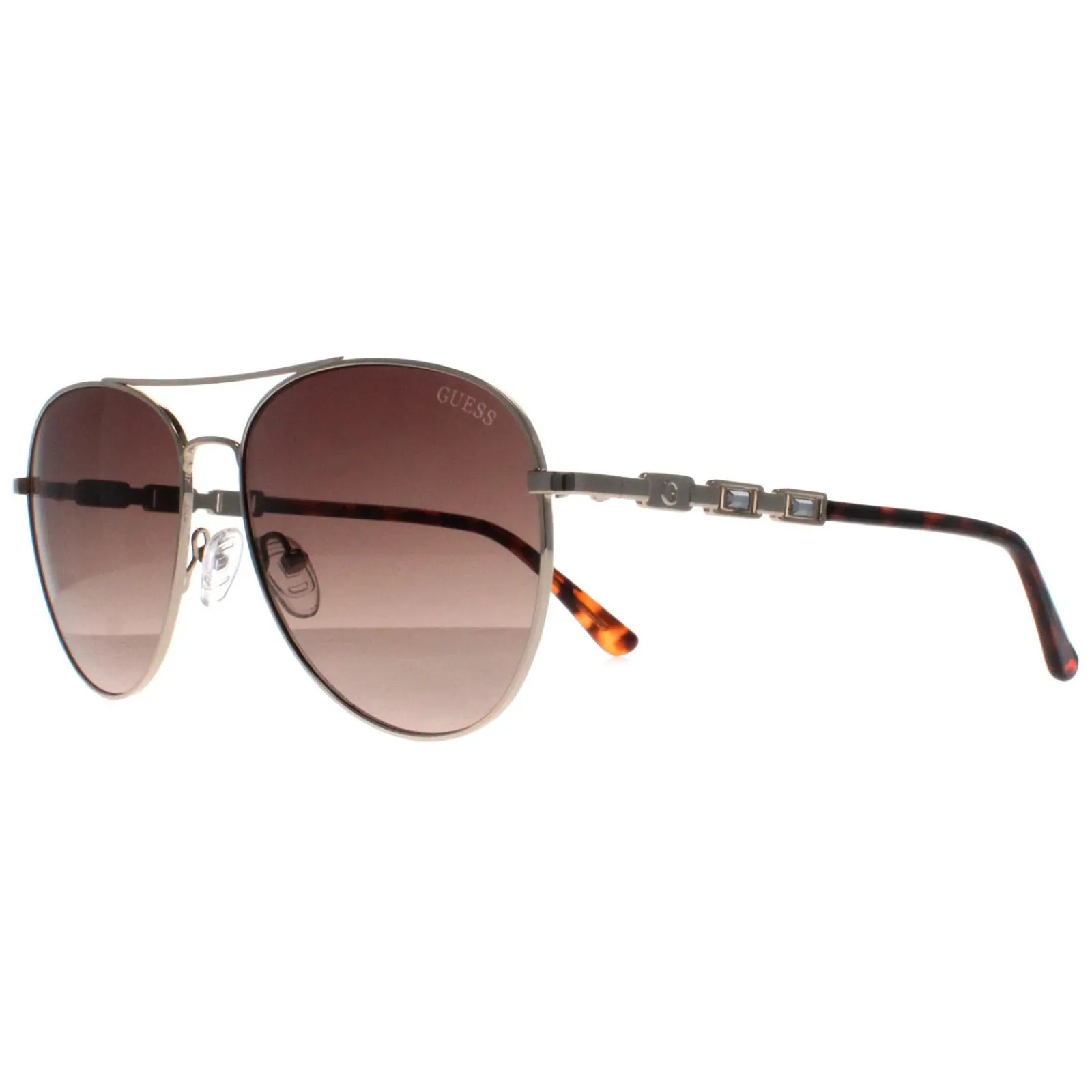 Guess Guess|Aviator^Sunglasses GF6143 32F Silver Brown Gradient