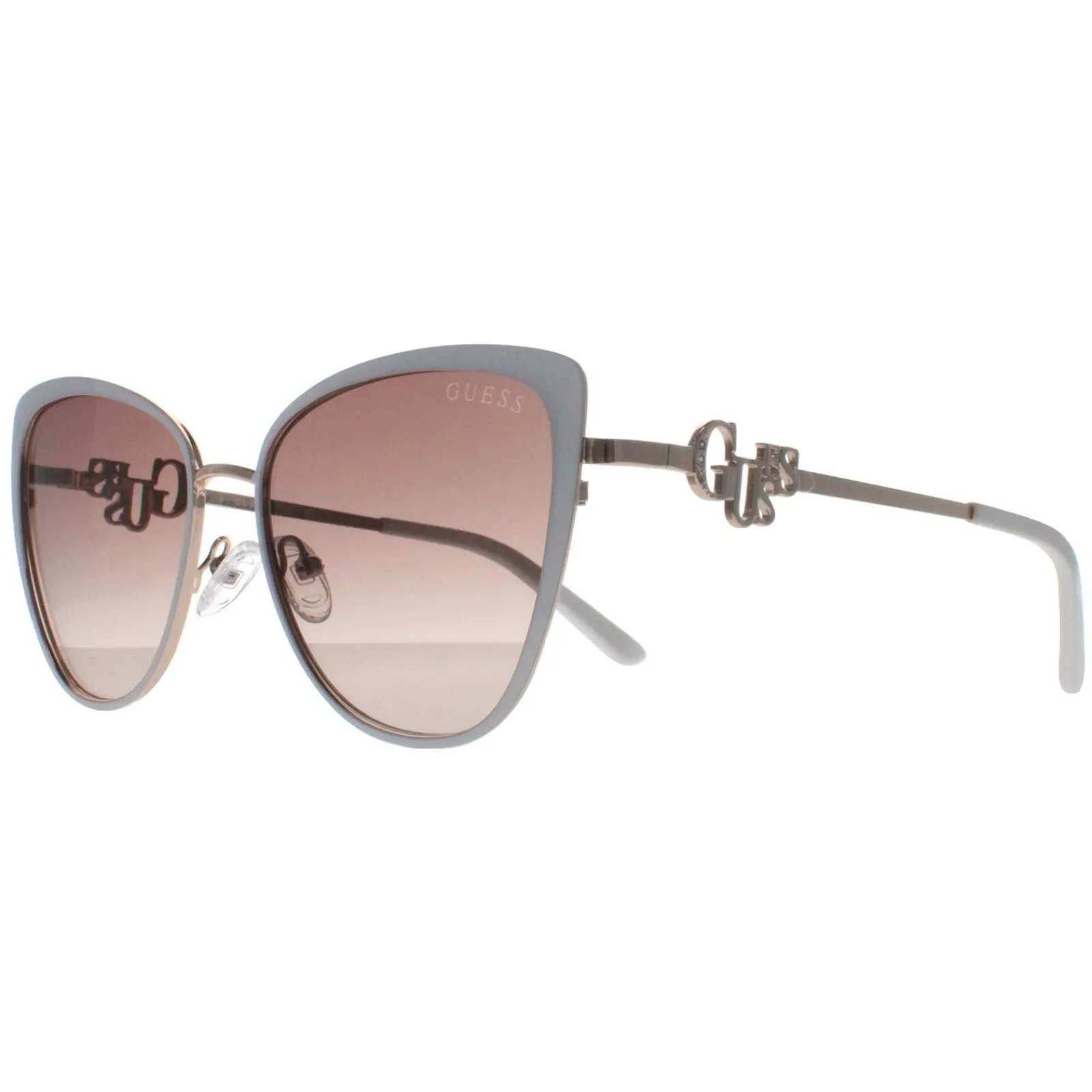 Guess Guess|Cat-Eye^Sunglasses GF6141 21F White Brown Gradient