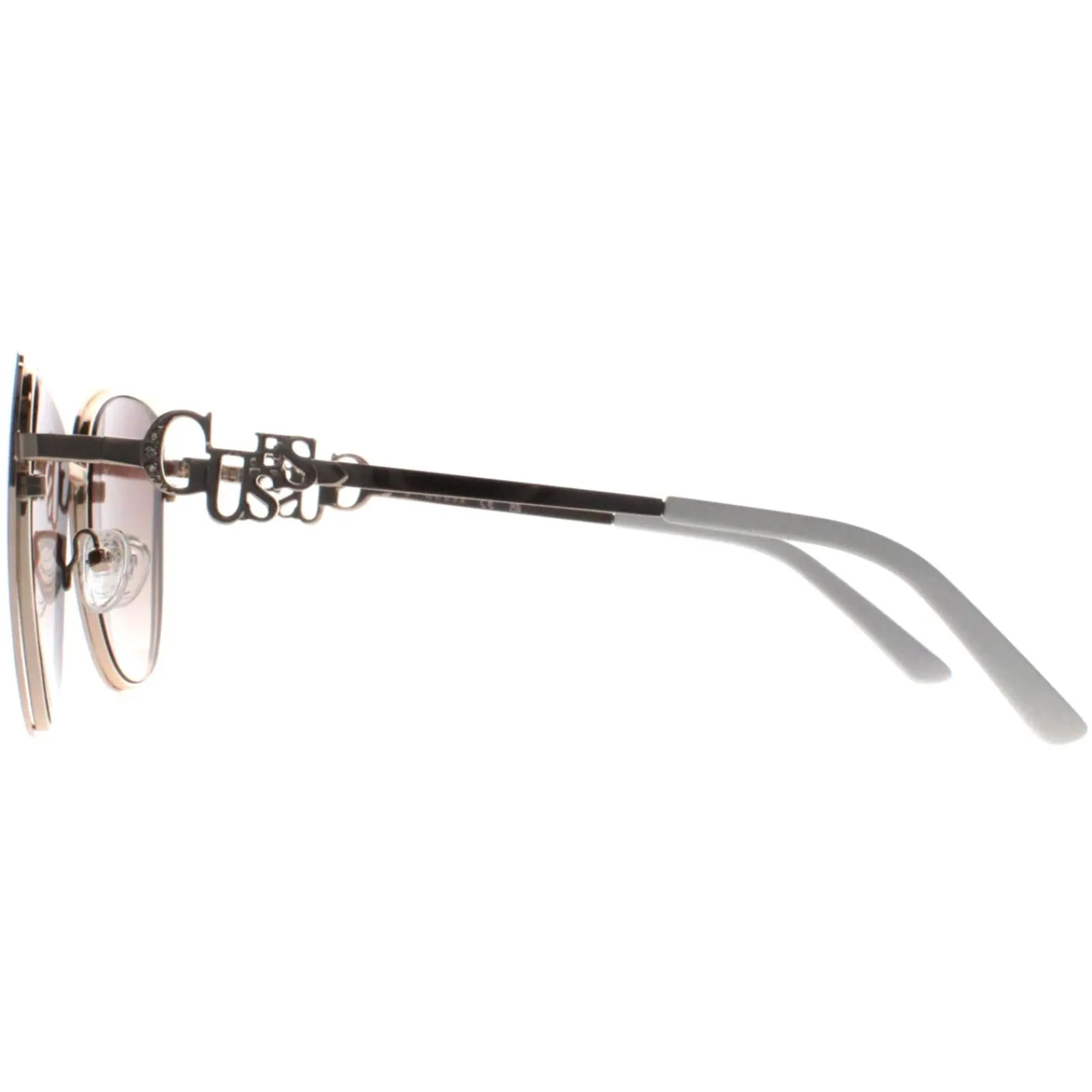 Guess Guess|Cat-Eye^Sunglasses GF6141 21F White Brown Gradient