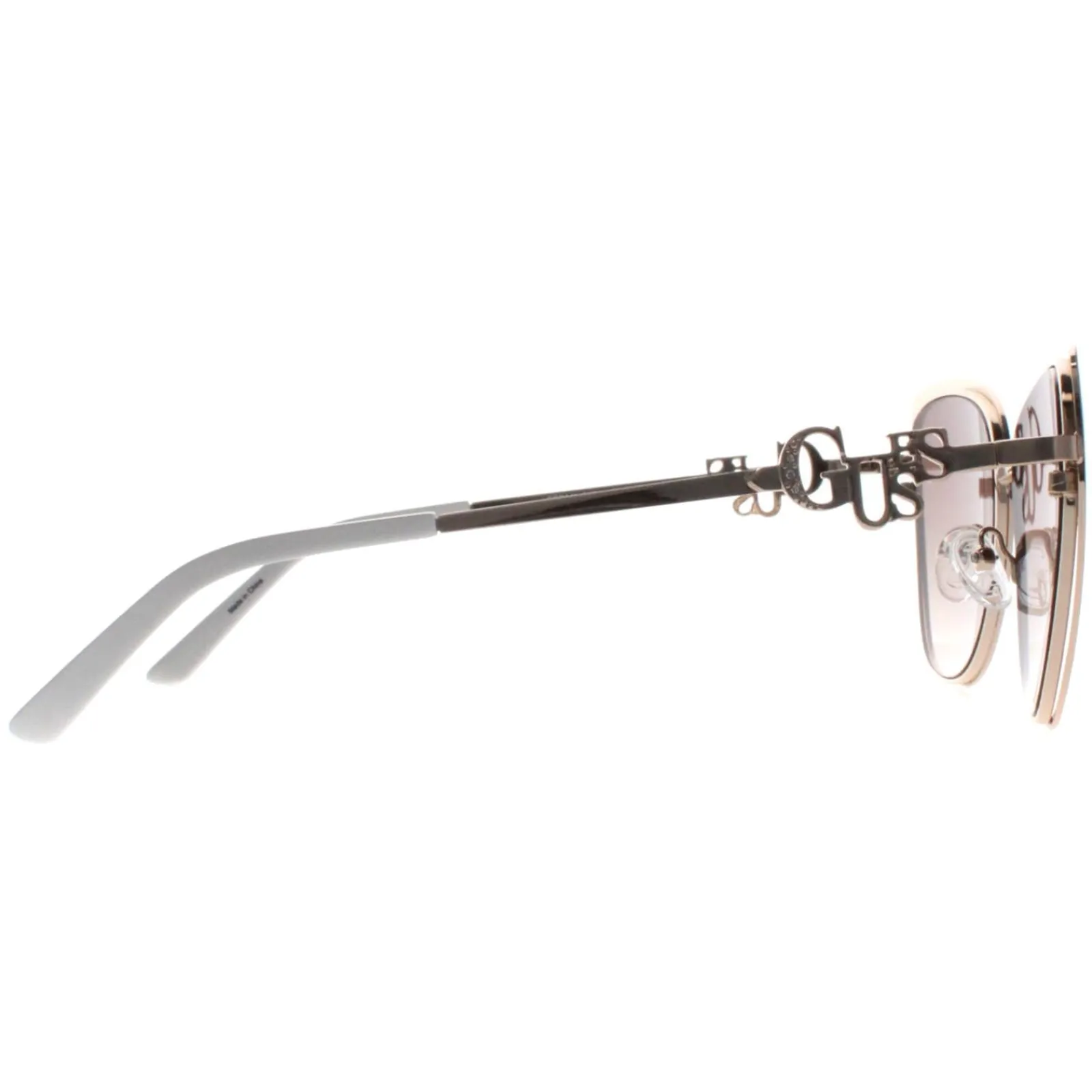 Guess Guess|Cat-Eye^Sunglasses GF6141 21F White Brown Gradient