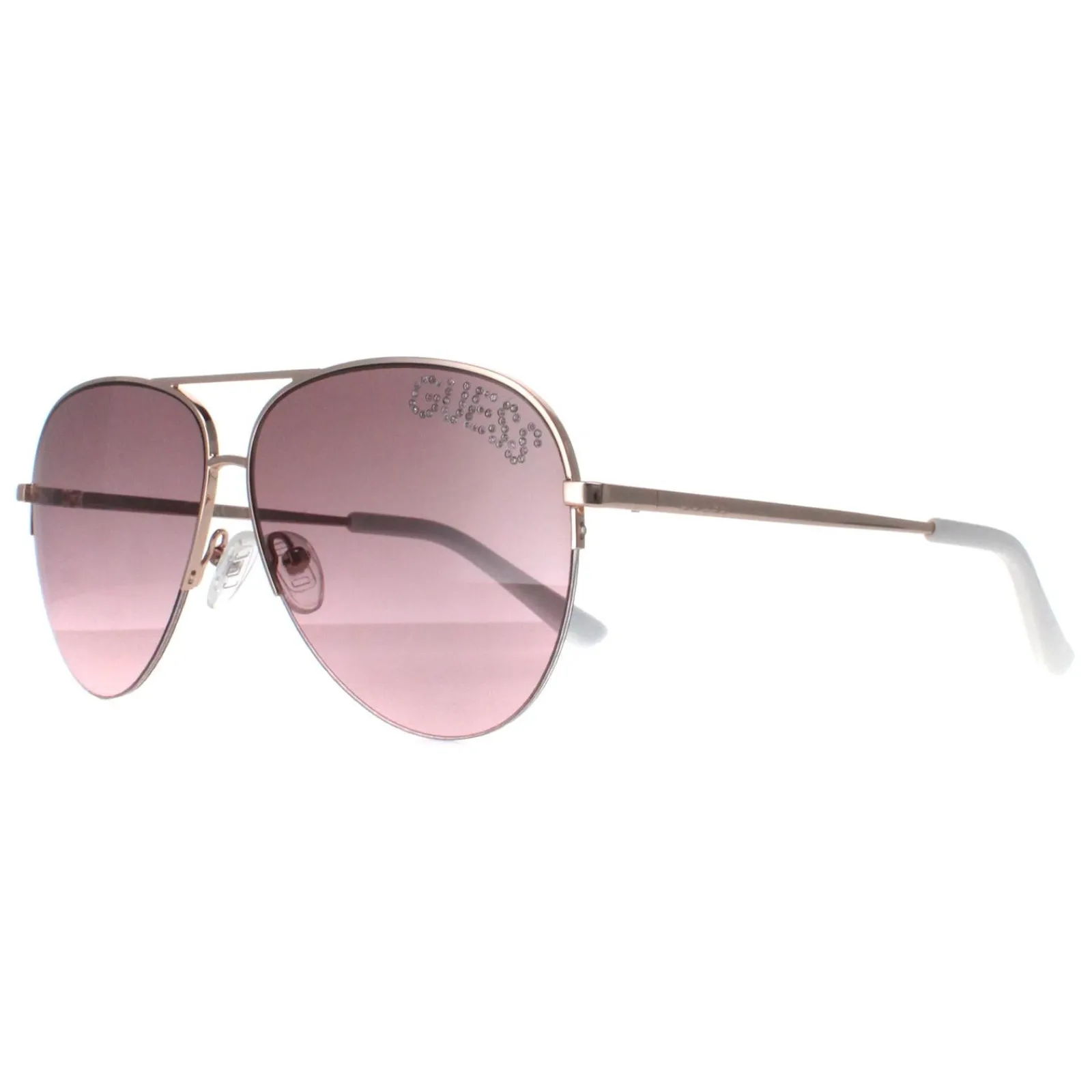 Guess Guess|Aviator^Sunglasses GF6126 28T Shiny Rose Gold Bordeaux Gradient