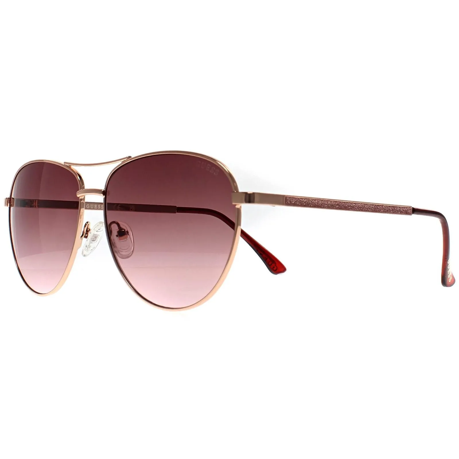 Guess Guess|Aviator^Sunglasses GF6157 28T Shiny Rose Gold Bordeaux Gradient
